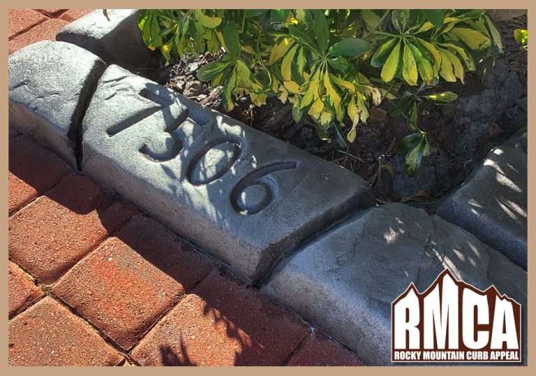 Rocky Mountain Curb Appeal - Moroccan Natural Stone - Tangier Slate with Address Imprint